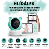 Hlídálek – chytrá WiFi video chůvička s Full HD, nočním viděním a aplikací na telefon